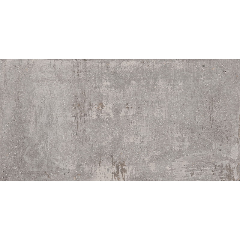 Mexen Cemento Grigio gres glazurat rect. G1, placă de pardoseală și perete 120 x 60 cm, sculptură - TL425-120-060-01