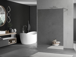 Mexen Kioto perete de duș independent 110 x 200 cm, oglindă 8 mm, crom - 800-110-002-01-50