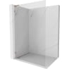 Mexen Lunar L panou de duș Walk-in stânga 90 x 200 cm, transparent 8 mm, cupru periat - 830L-090-000-65-00-L