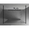 Perete de duș independent Mexen Kioto 100 x 200 cm, oglindă 8 mm, negru - 800-100-002-70-50