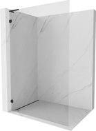 Mexen Lunar L perete de duș walk-in stânga 100 x 200 cm, transparent 8 mm, negru - 830L-100-000-70-00-L