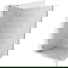 Mexen Lunar L perete de duș Walk-in stânga 100 x 200 cm, transparent 8 mm, metal pistolat - 830L-100-000-95-00-L
