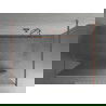 Mexen Kioto perete de duș de sine stătător 100 x 200 cm, Oglindă, Roz-auriu - 800-100-002-60-50