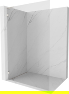 Mexen Lunar L perete de duș Walk-in stânga 70 x 200 cm, transparent 8 mm, nichel periat - 830L-070-000-97-00-L