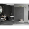 Mexen Kioto panou de duș independent 100 x 200 cm, oglindă 8 mm, auriu - 800-100-002-50-50