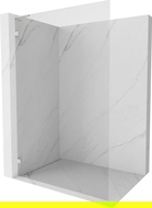 Mexen Lunar L zuhanyfal Walk-in bal 80 x 200 cm, átlátszó 8 mm, kefélt nikkel - 830L-080-000-97-00-L
