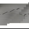 Perete de duș Mexen Lunar Walk-in dreapta 70 x 200 cm, transparent 8 mm, gun metal - 830-070-000-95-00-P