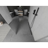 Mexen Kioto perete de duș de sine stătător 110 x 200 cm, oglindă 8 mm, negru - 800-110-002-70-50