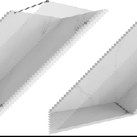 Mexen Lunar panou de duș Walk-in dreapta 160 x 200 cm, transparent 8 mm, metal armat - 830-160-000-95-00-P