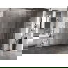 Mexen Lunar perete de duș Walk-in dreapta 50 x 200 cm, transparent 8 mm, nichel periat - 830-050-000-97-00-P