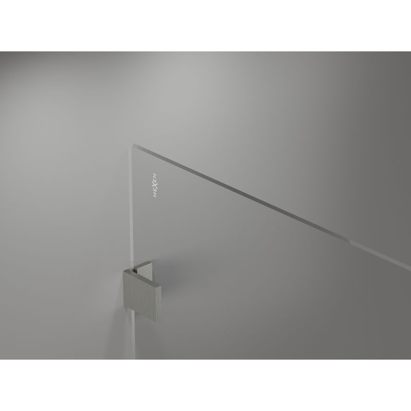 Mexen Lunar panou de duș Walk-in dreapta 60 x 200 cm, transparent 8 mm, nichel periat - 830-060-000-97-00-P