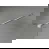 Mexen Lunar perete de duș Walk-in dreapta 90 x 200 cm, transparent 8 mm, nichel periat - 830-090-000-97-00-P