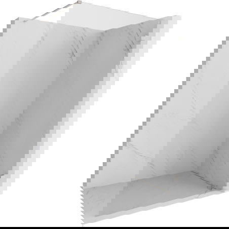 Mexen Lunar perete de duș Walk-in dreapta 90 x 200 cm, transparent 8 mm, nichel periat - 830-090-000-97-00-P