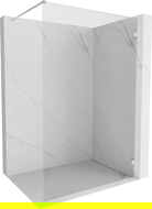 Mexen Lunar perete de duș Walk-in dreapta 140 x 200 cm, transparent 8 mm, nichel periat - 830-140-000-97-00-P