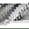 Mexen Lunar ușă de duș batantă stânga 75 cm, transparent, alb - 834-075-000-20-00-L