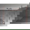 Mexen Kioto perete de duș de sine stătător 110 x 200 cm, transparent/Model negru 8 mm, Roz-auriu - 800-110-002-60-70