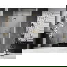 Mexen Lunar uși de duș batante stânga 70 cm, transparent, aurii - 834-070-000-50-00-L