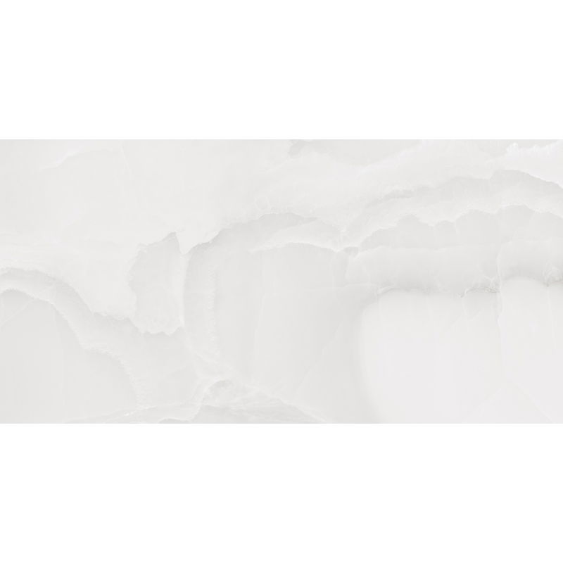 Mexen Onyx Silver gres glazurat rectificat G1, placă de pardoseală și perete 120 x 60 cm, luciu - TL106-120-060-02