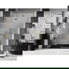 Mexen Lunar uși de duș oscilante stânga 135 cm, transparent, auriu - 834-135-000-50-00-L