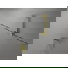 Mexen Lunar ușă de duș pivotantă stânga 75 cm, transparentă, auriu periat - 834-075-000-55-00-L