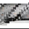 Mexen Lunar ușă de duș batantă stânga 135 cm, transparent, aur roz - 834-135-000-60-00-L