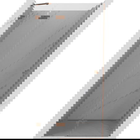 Mexen Lunar ușă de duș cu deschidere spre stânga 85 cm, transparentă, cupru periat - 834-085-000-65-00-L