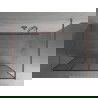 Mexen Kioto perete de duș de sine stătător 140 x 200 cm, transparent/Model negru 8 mm, Roz-auriu - 800-140-002-60-77
