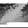 Mexen Kioto perete de duș de sine stătător 130 x 200 cm, transparent/Model negru 8 mm, Neagră - 800-130-002-70-77