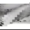 Mexen Lunar ușă de duș pivotantă stânga 110 cm, transparentă, gri pistol periat - 834-110-000-66-00-L
