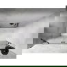 Mexen Lunar ușă de duș pivotantă stânga 140 cm, transparentă, gri pistol periat - 834-140-000-66-00-L