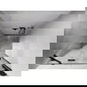 Mexen Lunar ușă de duș batantă stânga 70 cm, transparentă, neagră - 834-070-000-70-00-L