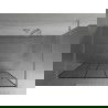 Mexen Kioto perete de duș de sine stătător 110 x 200 cm, transparent/Model negru 8 mm, Crom - 800-110-002-01-78