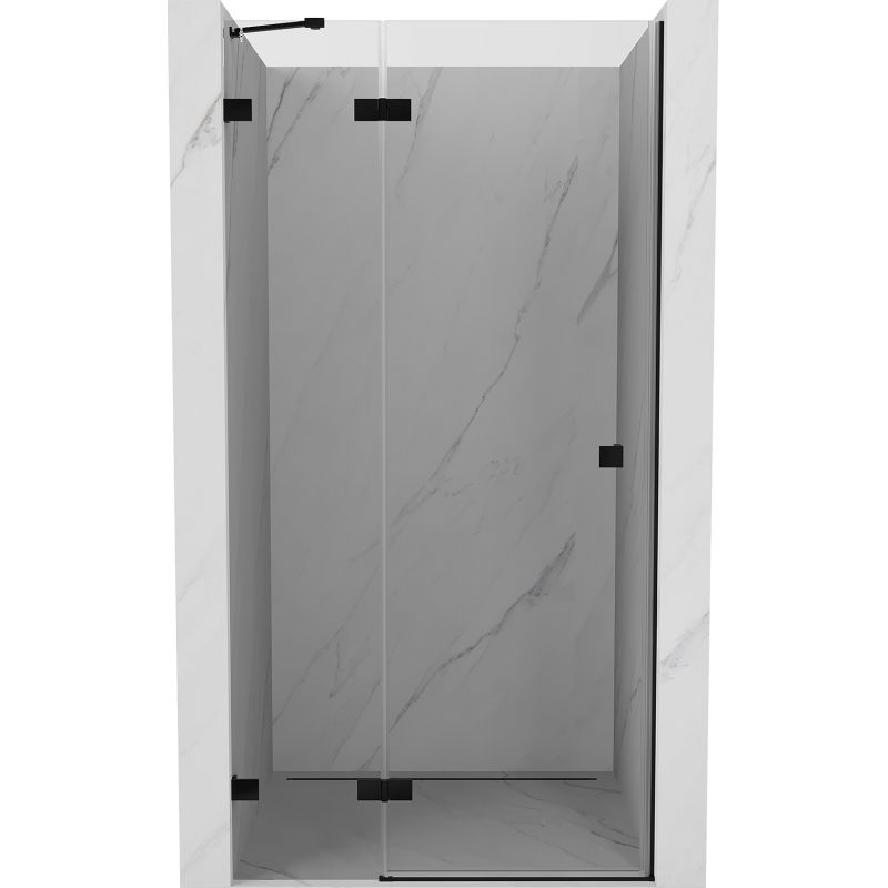 Mexen Lunar uși de duș pivotante stânga 100 cm, transparent, negre - 834-100-000-70-00-L