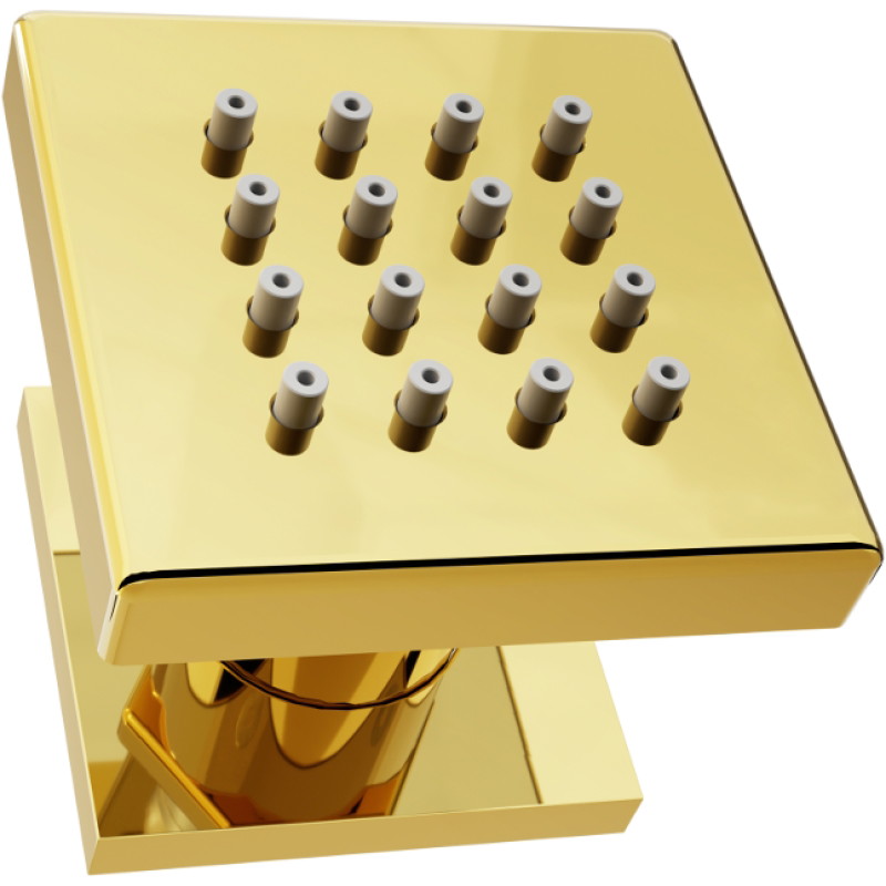 Mexen Cube duză laterală pentru montaj aparent, aurie - 79360-50