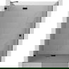 Mexen Lunar ușă de duș pivotantă stânga 135 cm, transparentă, neagră - 834-135-000-70-00-L