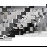 Mexen Lunar ușă de duș pivotantă stânga 135 cm, transparentă, neagră - 834-135-000-70-00-L