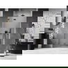 Mexen Lunar ușă de duș batantă stânga 125 cm, transparentă, gun metal - 834-125-000-95-00-L