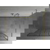 Mexen Kioto perete de duș de sine stătător 130 x 200 cm, transparent/Model negru 8 mm, Aurie - 800-130-002-50-78