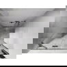 Mexen Lunar ușă de duș batantă stânga 70 cm, transparent, nichel periat - 834-070-000-97-00-L