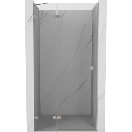 Mexen Lunar ușă de duș pivotantă stânga 75 cm, transparentă, nichel periat - 834-075-000-97-00-L