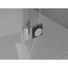 Mexen Lunar ușă de duș pivotantă stânga 75 cm, transparentă, nichel periat - 834-075-000-97-00-L
