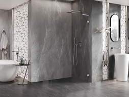 Mexen Lunar L perete de duș Walk-in dreapta 90 x 200 cm, transparent 8 mm, crom - 830L-090-000-01-00-P