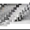 Mexen Lunar uși de duș batante stânga 140 cm, transparent, nichel periat - 834-140-000-97-00-L