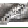 Mexen Lunar L perete de duș Walk-in dreapta 50 x 200 cm, transparent 8 mm, alb - 830L-050-000-20-00-P