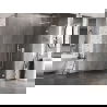 Mexen Lunar L perete de duș Walk-in dreapta 60 x 200 cm, transparent 8 mm, alb - 830L-060-000-20-00-P