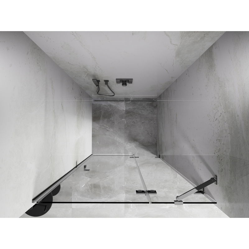 Mexen Lunar ușă de duș batantă dreaptă 100 cm, transparentă, crom - 834-100-000-01-00-P