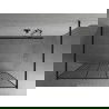 Mexen Kioto perete de duș de sine stătător 110 x 200 cm, transparent/Model negru 8 mm, Neagră - 800-110-002-70-78