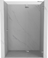 Mexen Lunar ușă de duș batantă dreaptă 130 cm, transparentă, crom - 834-130-000-01-00-P