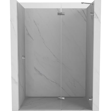 Mexen Lunar ușă de duș batantă dreaptă 140 cm, transparentă, crom - 834-140-000-01-00-P