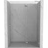 Mexen Lunar ușă de duș batantă dreaptă 140 cm, transparentă, crom - 834-140-000-01-00-P